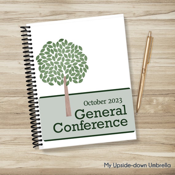 October 2023 General Conference Packet, Study Journal and Notebook for LDS  General Conference, Printable Conference Note-taking Kit 