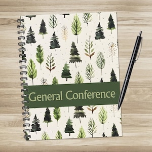 Diario de estudio de la Conferencia General de abril de 2026, cuaderno para jóvenes y adultos SUD / Kit imprimible para tomar notas - *DIGITAL*