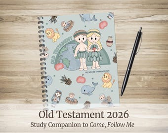Old Testament Scripture Study Journal for Come, Follow Me 2026 | Primary Kids Cover
