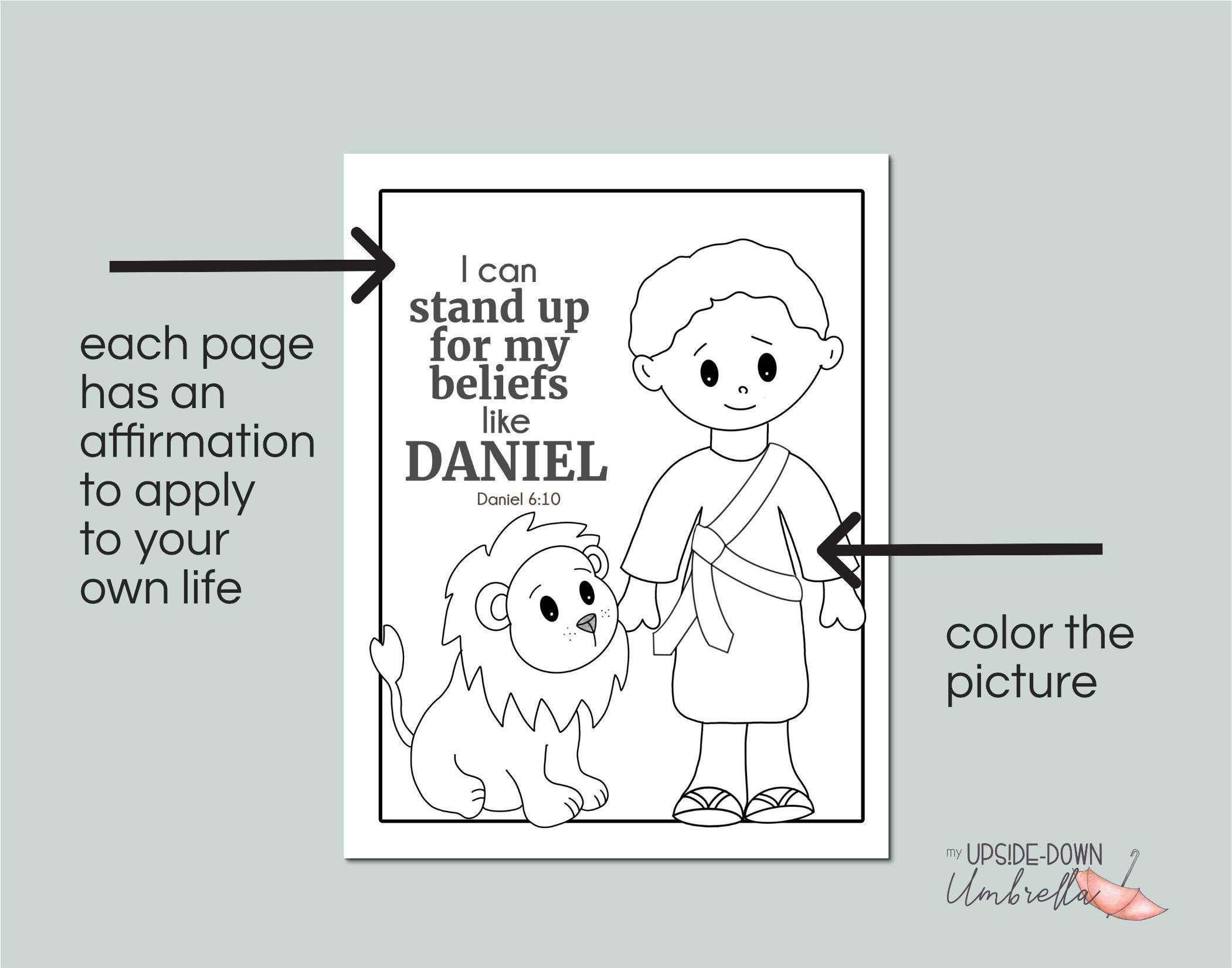 Old Testament Heroes Coloring Book | Bible Coloring Pages - Etsy