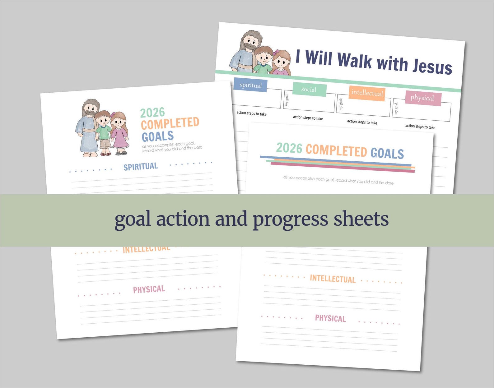 PRIMARY Goal Setting Kit for LDS Children and Youth Program | 2026 "i ...