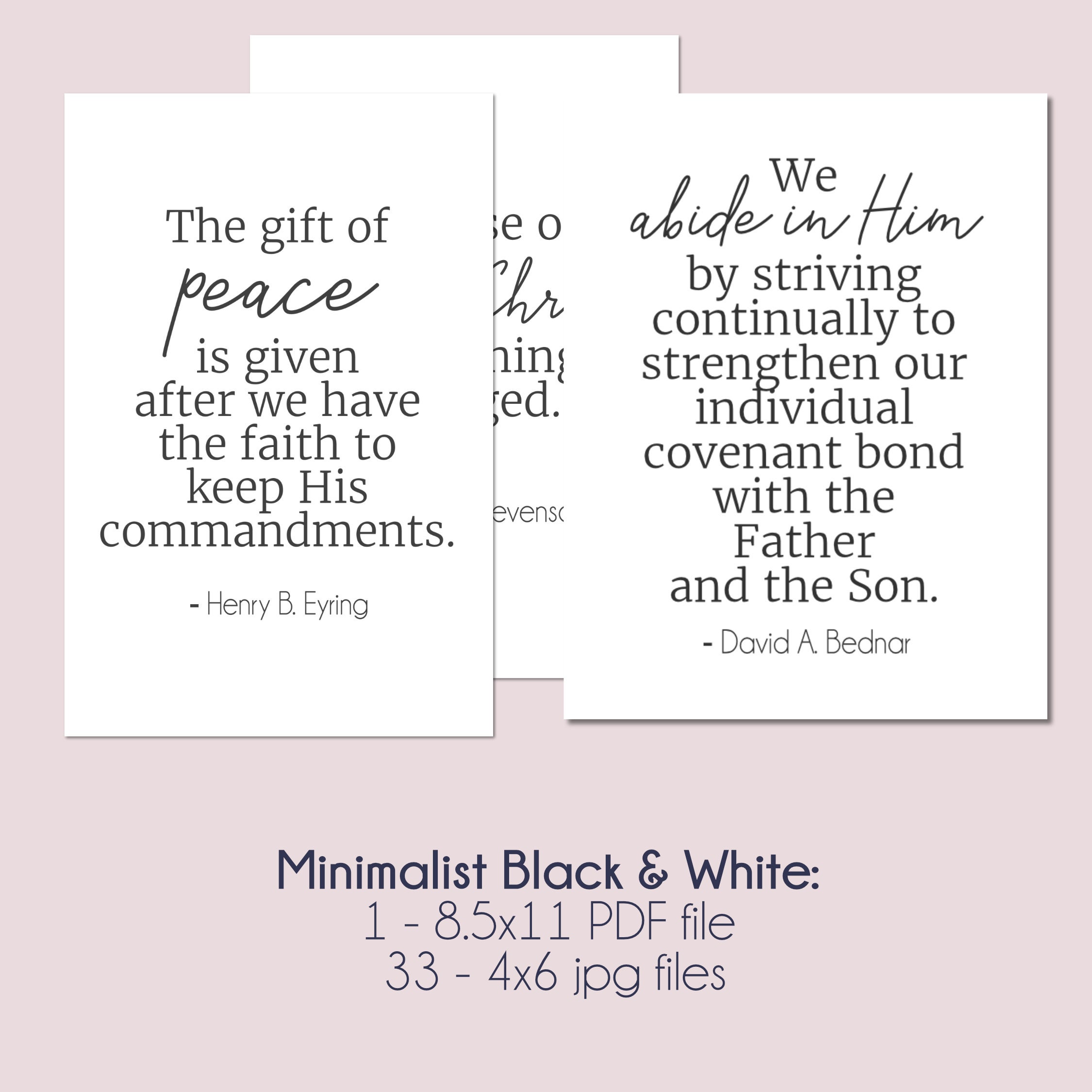 General Conference Printable Quotes april 2023 Conference - Etsy