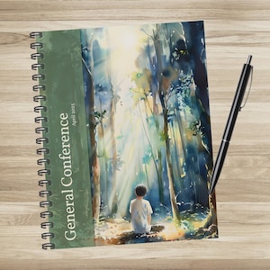 April 2025 General Conference Journal | Conference Notetaking Notebook & Study Guide for LDS Young Men, General Conference Packet  *DIGITAL*