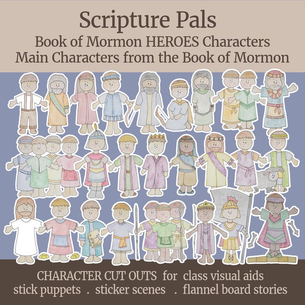 Book of Mormon Heroes - Etsy