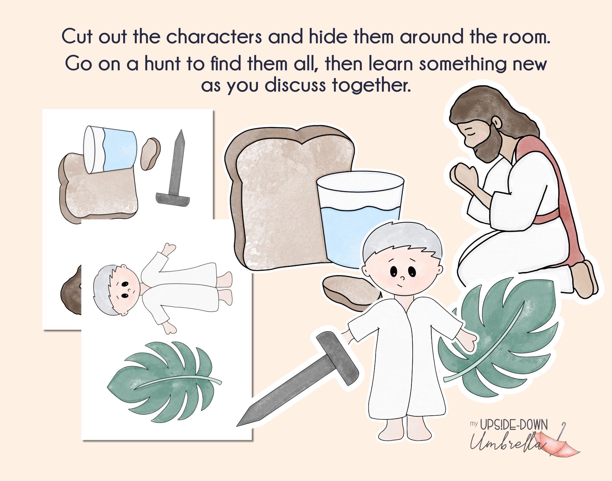 Easter - He is Risen - Scavenger Hunt Game, Christ-centered Easter ...