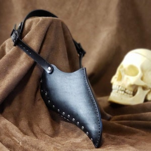 Half-Plague Doctor Mask/ Plague Doctor Costume/ Leather Mask