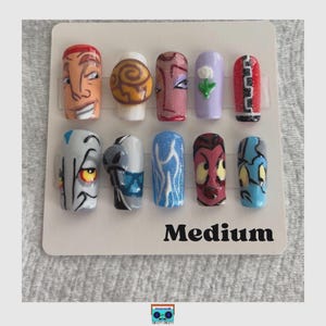 Nails of a Demigod- Disney Themed Press on Nails
