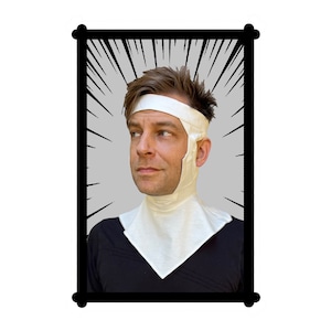White SUPER HERO BALACLAVA By Eyecon Cosplay - White Cotton Balaclava, Superhero Mask, Super Villain Mask,