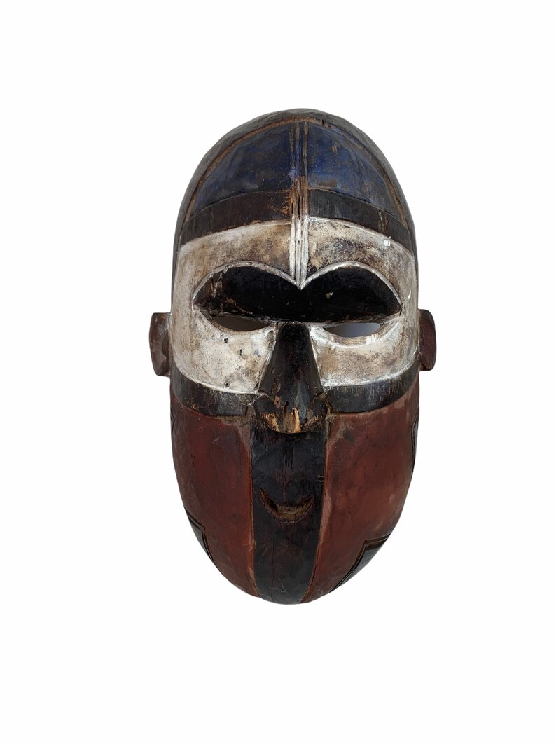 African Abstract Art, Tribal Mask, Vintage African Mask, Tribal Art, African shops Decor