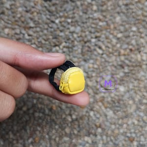 Miniature Backpack for Dolls 1/24 scale, Doll Bag, Doll Accessories, Miniature bag for Doll Collectors