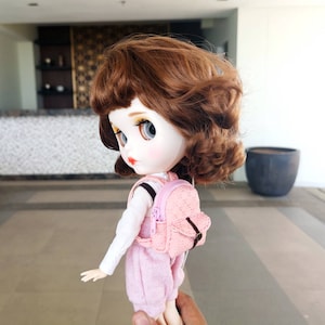 Miniature Backpack for Dolls 1/6 scale, Doll Bag, Doll Accessories, Miniature bag for Doll Collectors