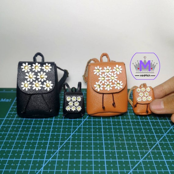 Miniature Backpack for Dolls 1/6 scale Doll Bag Doll Etsy