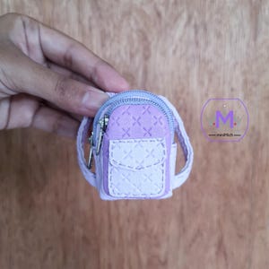 Miniature Backpack for Dolls 1/6 scale, Doll Bag, Doll Accessories, Miniature bag for Doll Collectors