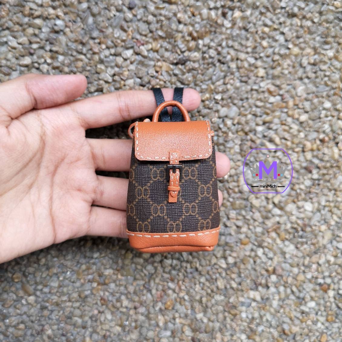 Backpack Shoulder Bag for 1/6 Scale Dolls House Miniature DIY 4 Colors 