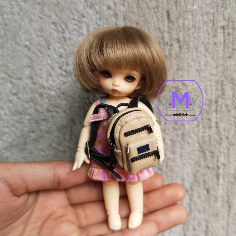 Miniature Backpack for Dolls 1/12 Scale Doll Bag Doll Etsy