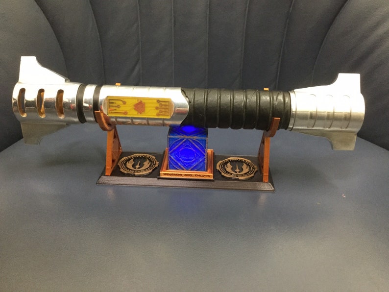 Jedi LED Lightsaber Display Stand Etsy