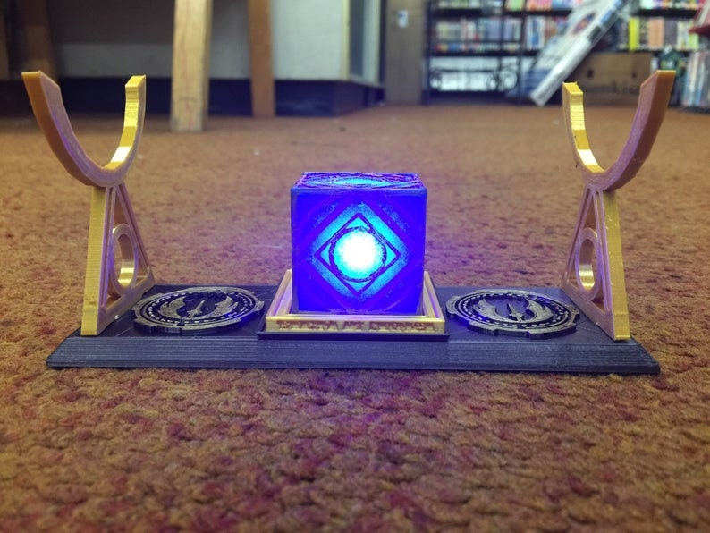 Jedi LED Lightsaber Display Stand Etsy