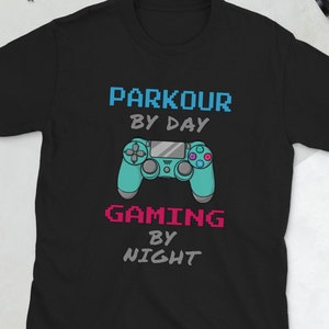 Gift for Parkour Lover Unisex Shirt | Gaming Parkour Tee | Video Gaming Design Clothing | Mobile Gamer Apparel T-shirt