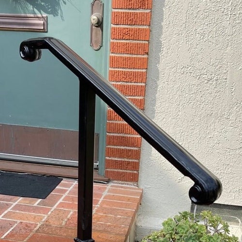 Single Post Railing for Installation in Ground Ornamental Etsy