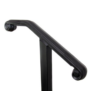 Volute Single Post Handrail For Stairs, Volute Single Post Handrail Outdoor, Single Post Handrail, Metal Single Post Handrail For Stairs
