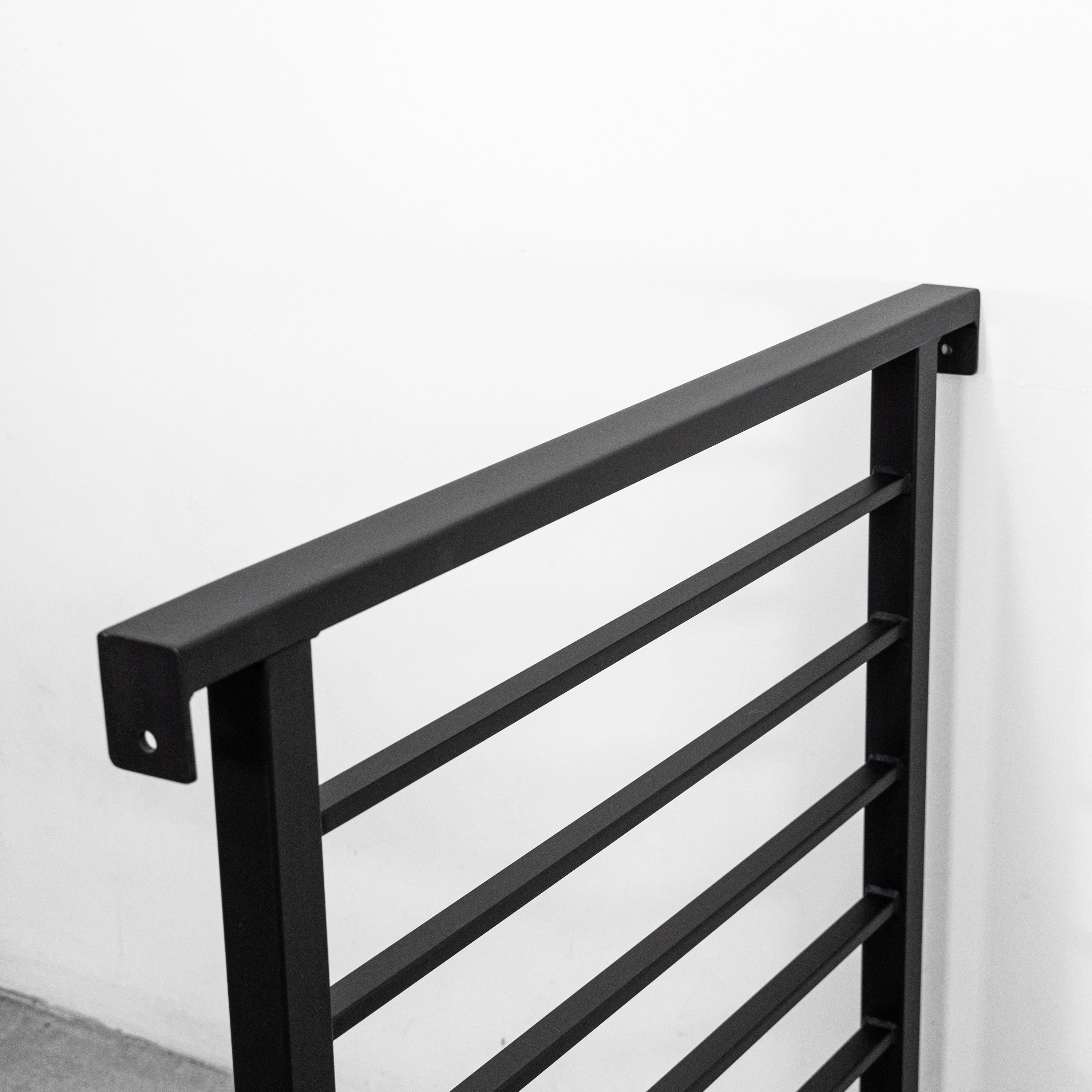 Wall Bar Railing Metal Wall-to-wall Railing (horizontal Flat Bar) - Etsy