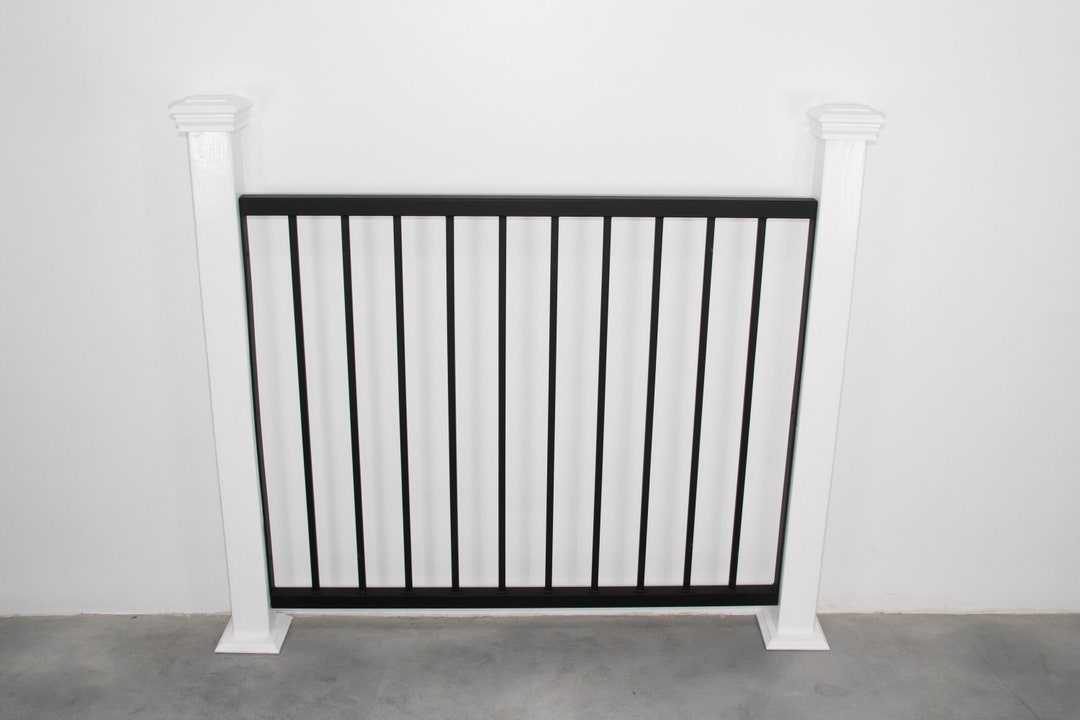 Square Steel Railings, Metal Handrails for Stairs, Square Metal Railing ...