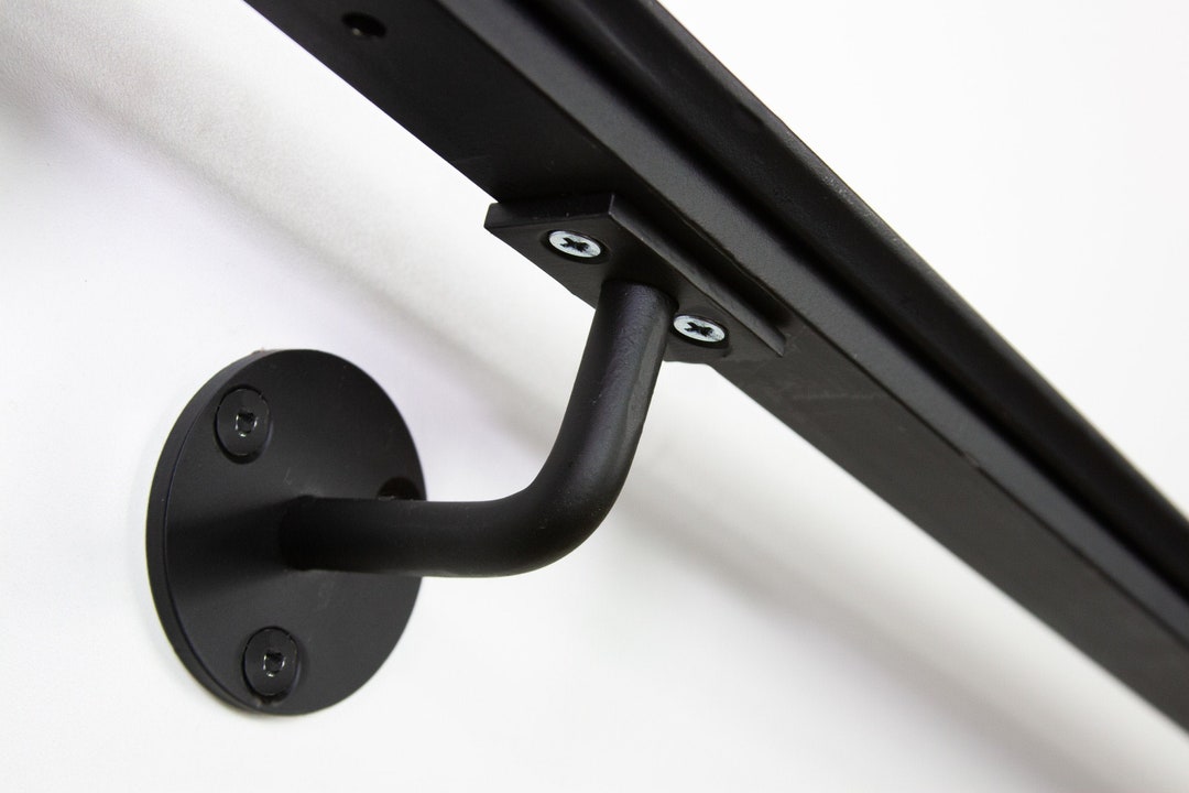 Round Railing Hangers Timeless Round Wall Mount Steel Handrail Bracket - Etsy