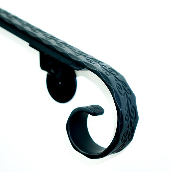 Engraved Custom Railing Hammered Handrail - Etsy
