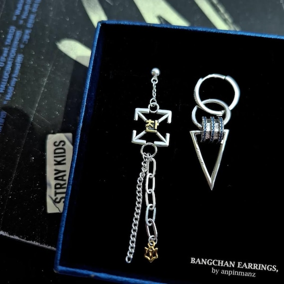 SKZ Bangchan Earrings, Stray Kids Stay, Skzoo, Stray Kids