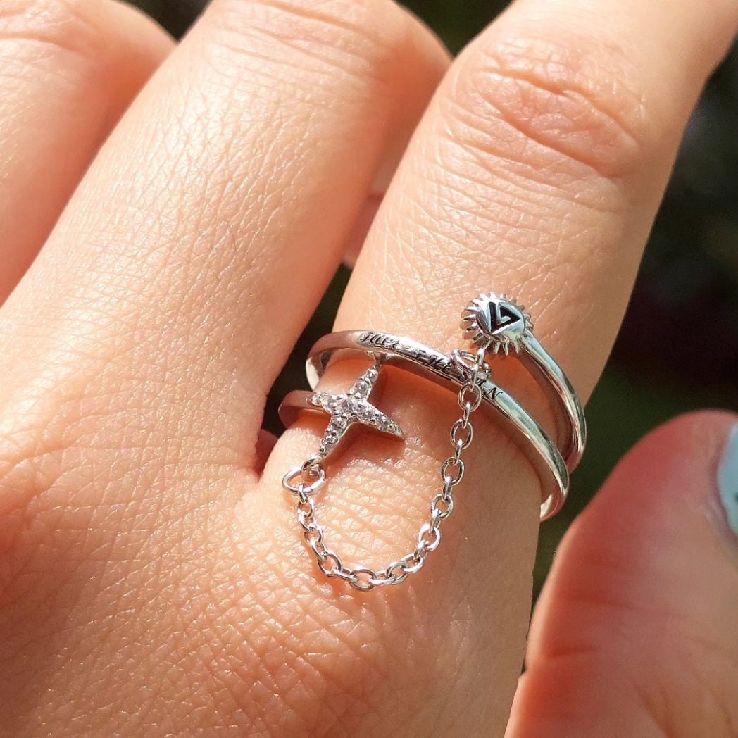 Seventeen's Face the Sun Ring, Seventeen Carat, Svt Jewelry