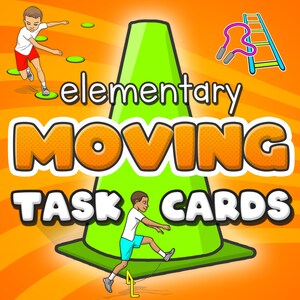Movement &amp; Locomotion Skills - Printable Task Cards for PE and Sport - Etsy
