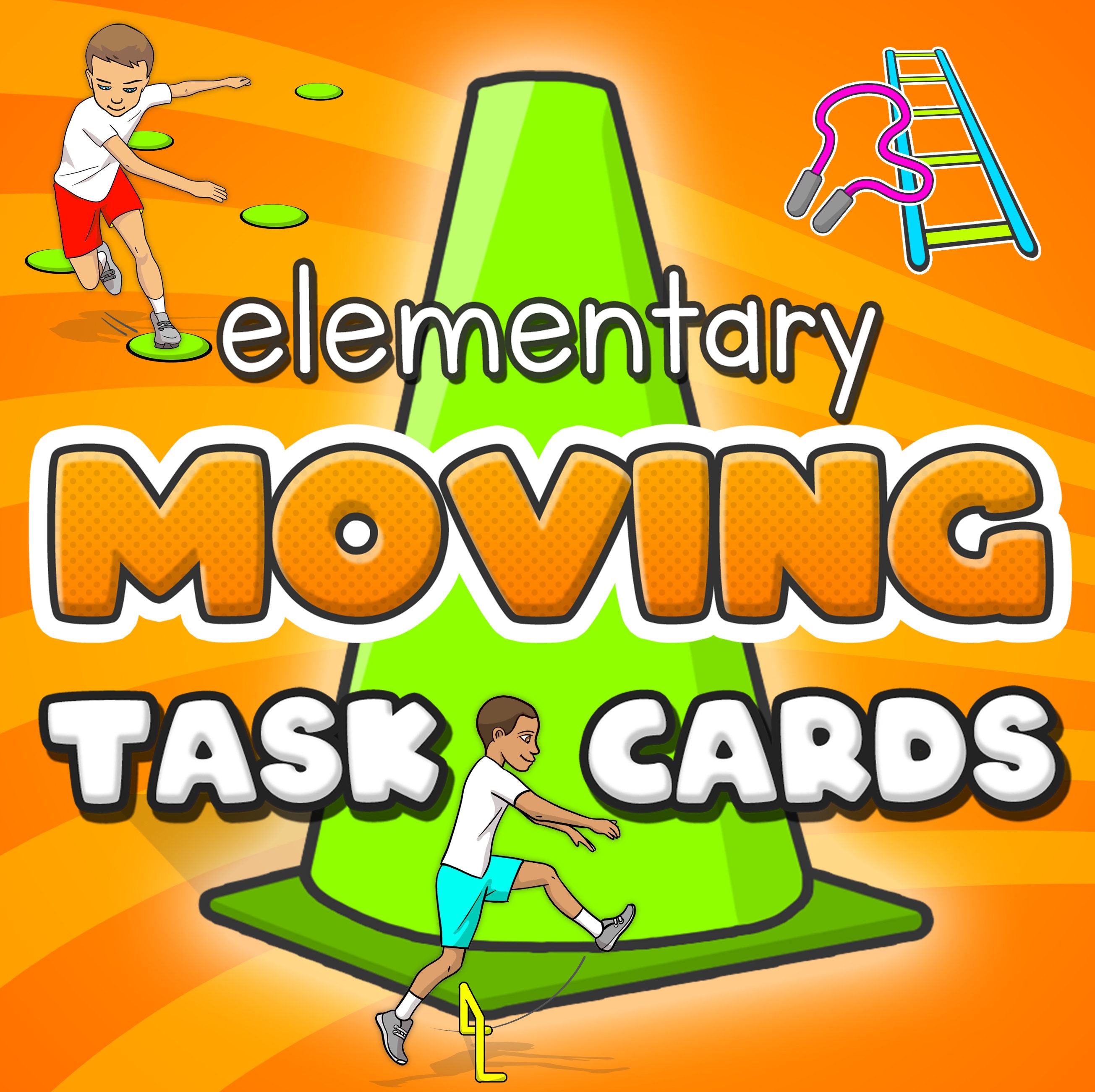 Movement & Locomotion Skills - Printable Task Cards for PE and Sport - Etsy