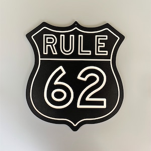 Rule 62, AA or NA Recovery Gifts, Alcoholics Anonymous Gifts, Recovery Decor, Gift for Alcoholic, Recovery Quotes, Sobriety Sayings, 12 Step