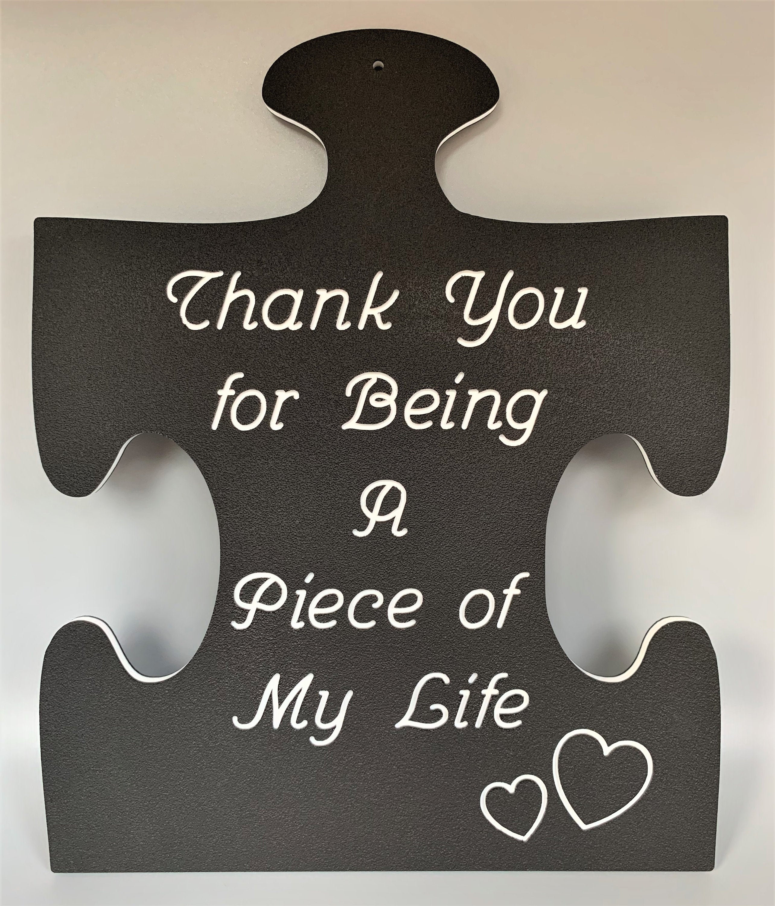 TTOVEN Daddy Puzzle-Geschenk – „Thank You For Being An Important Piece Of My Life“, Acryl-Ornament