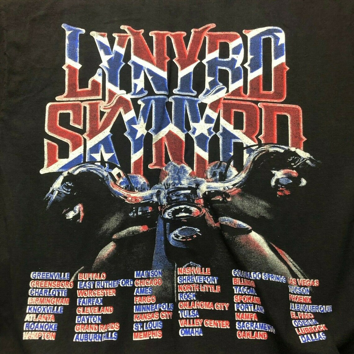 ZZ Top Lynyrd Skynyrd Concert Tour Vintage T Shirt Original Etsy