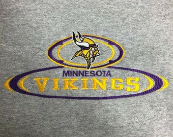 Vintage Minnesota Vikings Embroidered Motorola Sweater New Football Deadstock Streetwear Sports Sport