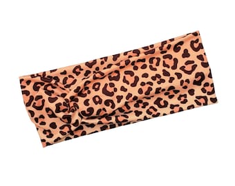 Leopard Headband, Nurse Headband, Medical Assistant, Turban Headband, Twist Knot, Hair wrap,Hairband,Workout Accessories