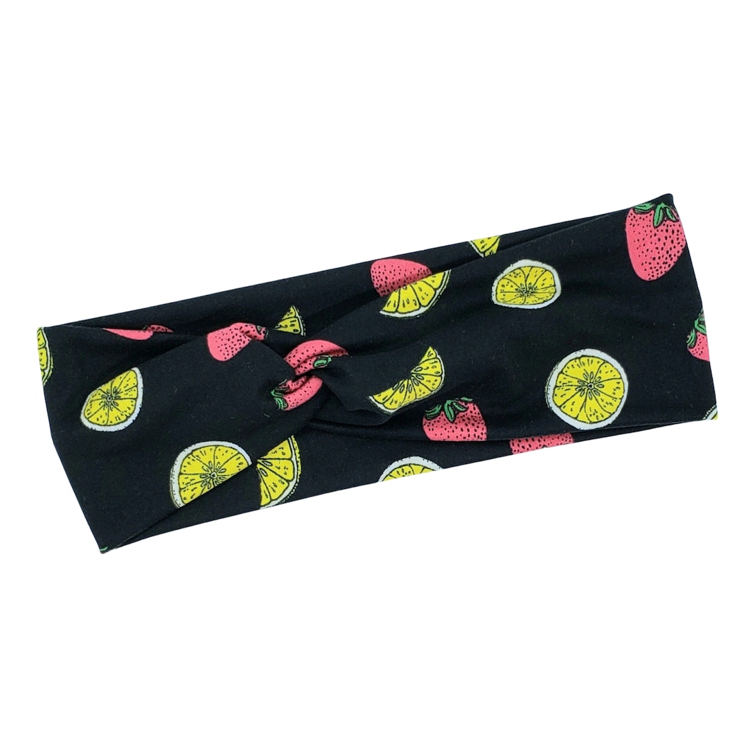 Strawberry & Lemon Headband Nurse Headband Medical Etsy