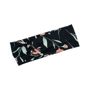 Floral Headband, Nurse Headband, Medical Assistant, Turban Headband, Twist Knot, Hair wrap, Hairband, Workout Accessories