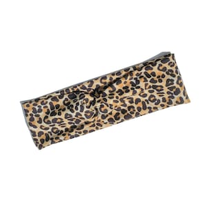 Leopard Print Headwrap, Animal Print Headband, Yoga Headband, Cheetah Headband, Workout Headband