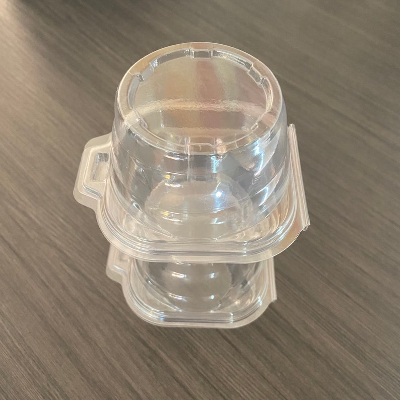 50 Pack Durable Cupcake Clamshell Boxes for Tall Cupcakes Etsy