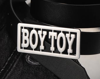 BOYTOY Belt Buckle,Hip Hop Custom Name  Buckle,Party Holidays Gifts,Gift For Her,Madonna Costume Outfits,Personalized Photo Belt Buckles