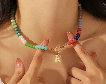 Collana Girocollo Bohémien In Perline Blu Fatte A Mano – Design Vintage E Colorato – Gioiello Etnico Per Donne E Ragazze - 2