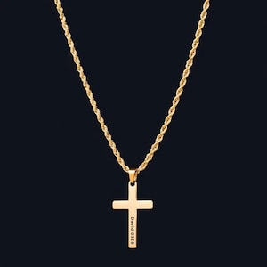 Custom Cross Name Necklace For Men,Personalized Boys Cross Necklace,Cross Pendant for Christian Gifts,Gift for Him