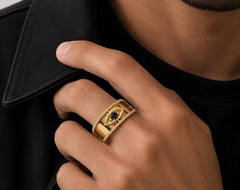 Evil Eye Oura Ring Jacket,Evil Eye Oura Ring Gen4Gen5 Enhancer Cover,Gold Oura Ring Protector,Oura4/5 Ring Guard
