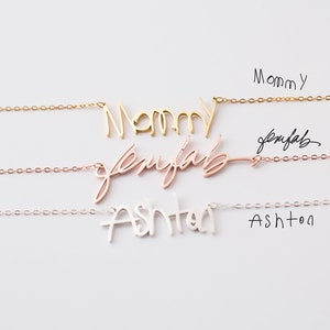 Collar con nombre personalizado, collar con letras personalizadas, el mejor regalo para mujeres, regalo del día de la madre, regalo de San Valentín