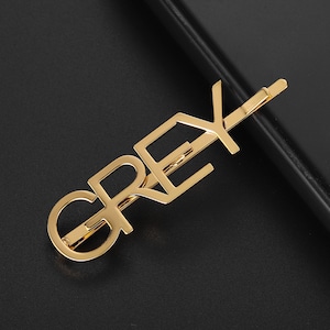 Pinzas para el cabello con nombre personalizado, accesorios para el cabello con letras minimalistas, regalos personalizados para niñas y mujeres, regalo de cumpleaños, regalos para la mejor amiga, regalo para mamá