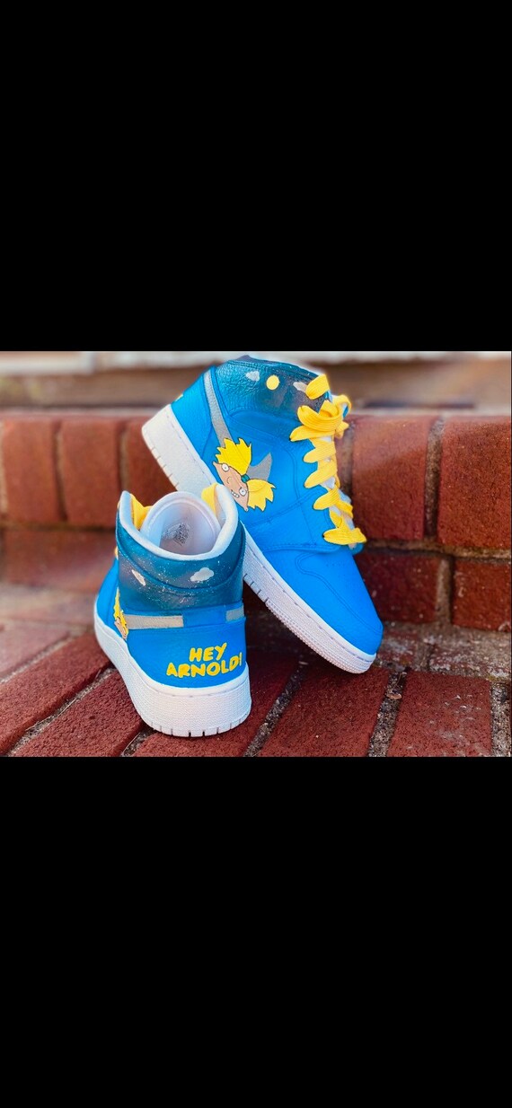 Jordan 1 medio pintado a mano personalizado | Etsy España