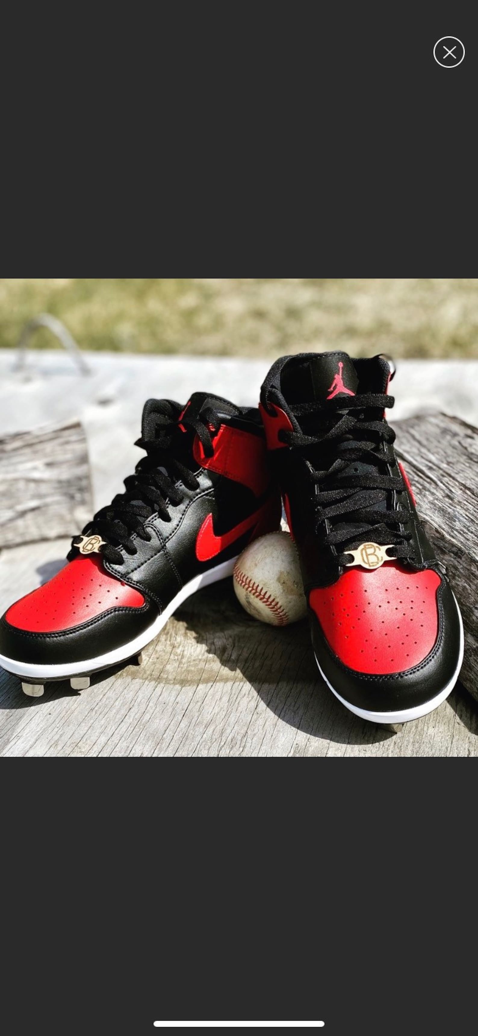 custom air jordan baseball cleats
