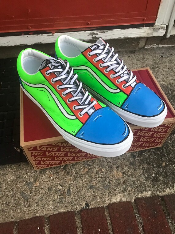 cartoon painted vans